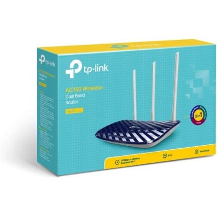 TP-Link Archer C20 AC750 Router Inalámbrico de Doble Banda